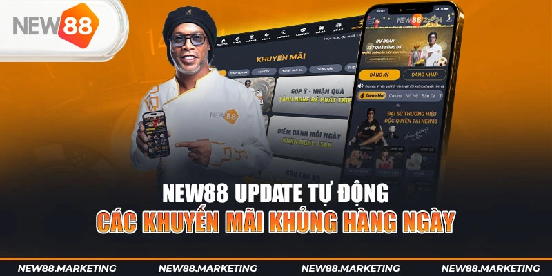 New88 update tự động các chương trình khuyến mãi khủng hàng ngày